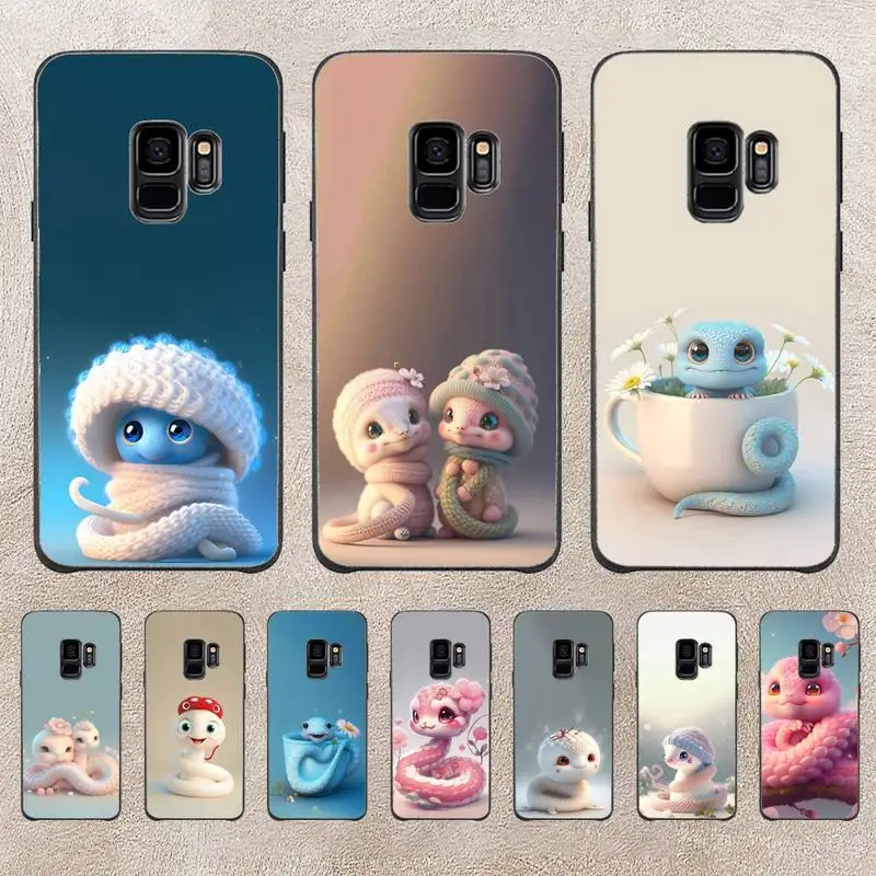 

Snake Cute Cartoon Art Phone Case For Samsung Galaxy J200 J2 Prime J2 Pro J6 2018 J250 J4 Plus J415 J5 Prime J7