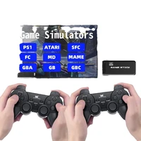 output retro game consoles 32gb 64gb 2 4g double wireless controllers ps1fcgba tv dendy game console