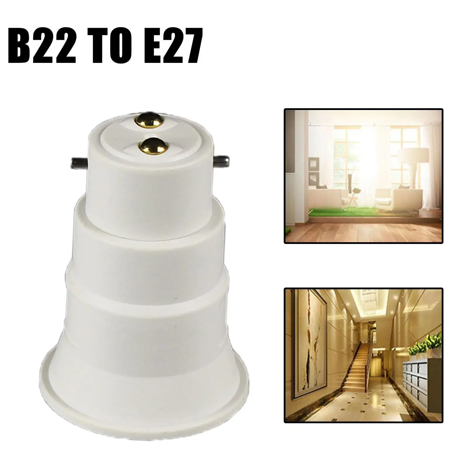 

Адаптер для светодиодной лампы B22 в E27