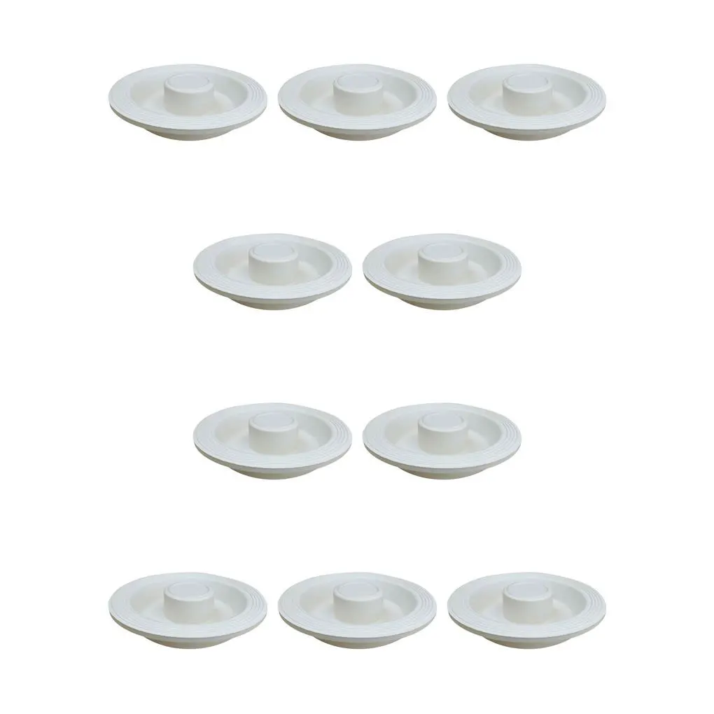 

Pack of 10 Sink Stopper Rubber Food Particles Tub Stoppers Baskets Hanging Ring Residues Catcher Bathtub Plug Drain Shelf