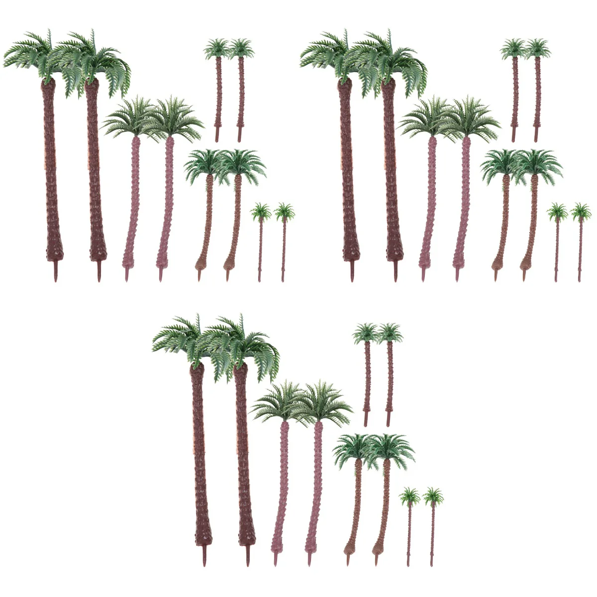 

30 Tree Model Stylish Decorative Greenery Scenery Supplies Landscape Tree for Desktop Ornament