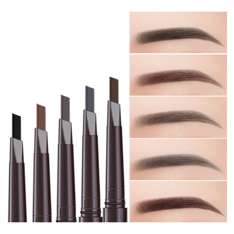 

Three-dimensional Multi Effect Eyebrow Pencil Double Headed Triangle Beginner Eyebrow Pencil Not Easy To Smudge Makeup Pen