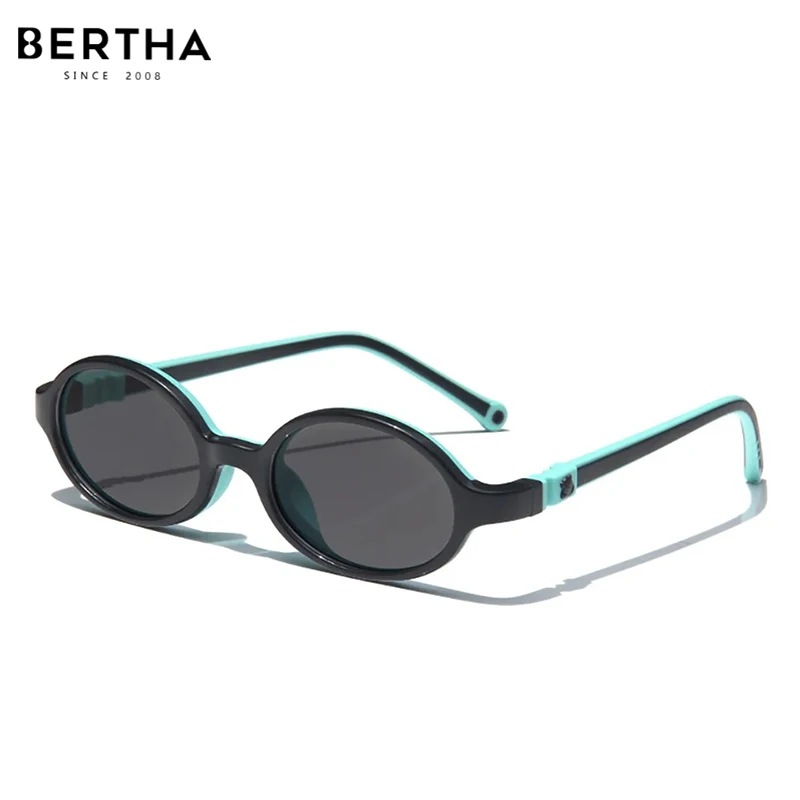 Фото Очки по рецепту BERTHA для детей, очки для близорукости, компьютерный сотовый телефон, защита зрения, защита от синего света, очки для чтения, замена дужек №1