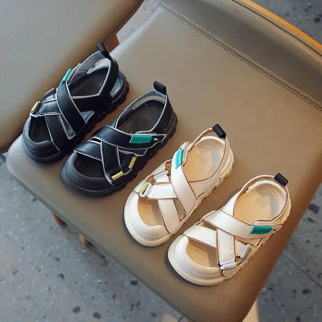 

Summer Boys Girls Sandals Casual Children Kids Sport Shoes Rubber School Breathable Open Toe Beach Sandals