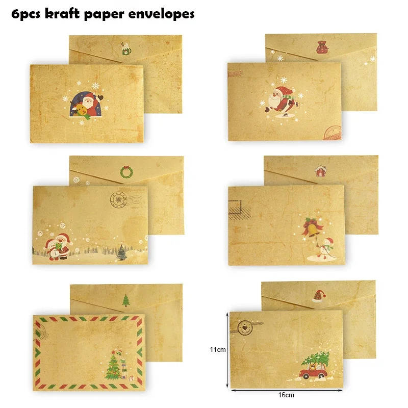 

Конверты Kraft Merry Christmas 30 шт.