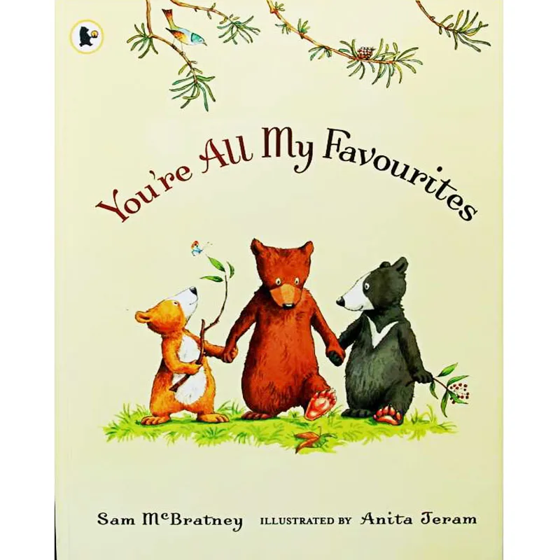 

You're All My Favorites By Sam McBratney Educational English Picture Book Learning Card Story Book For Baby Kids Children Gifts