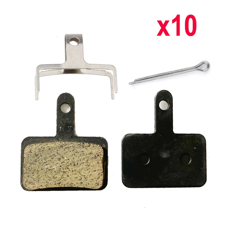 10 Pairs MTB Bicycle Disc Resin Brake Pads for Shimano B01S MT200 M400 MT500 M315 M525 M475 M485 M486 M495 M515 M975 M355 M375