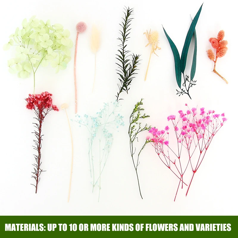 Набор Натуральных высушенных цветов листья искусство смесь несколько для свечей