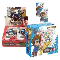 hot japanese anime digimon adventure card box agumon action figures hobbies games collections rare cards tcg for child gift toys