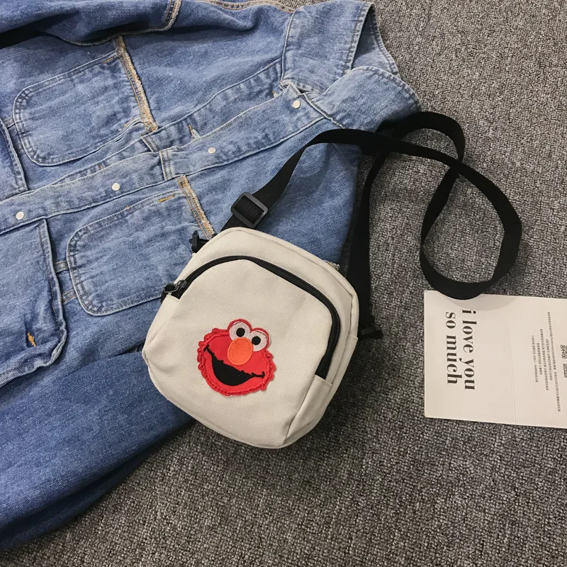 Холщовая Сумка через плечо с изображением монстра из мультфильма - купить по