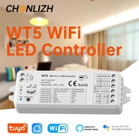 chonlizh wt5 wifi led controller smart life tuya 2 4g rf touch panel remote control for dimmer cct rgbw rgbww led strip light