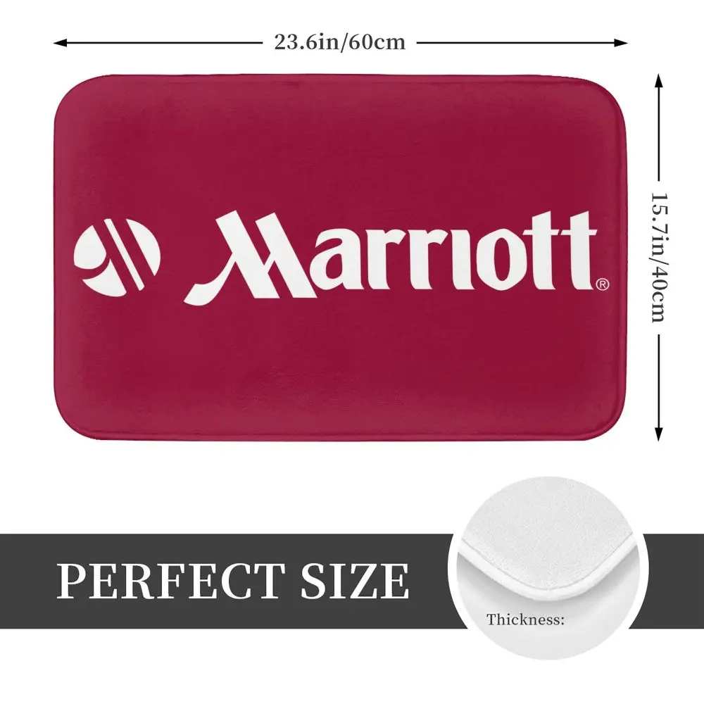 Фото НОВЫЙ коврик MARRIOTT, напольный коврик для дома, супер мягкий впитывающий коврик для двери ванной комнаты, коврик для входа на дверь №2
