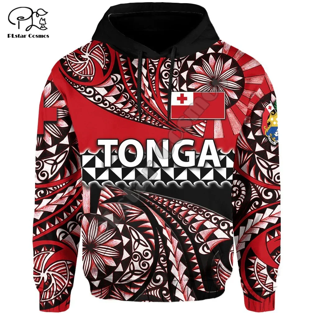 

Polynesian Country Tonga Hight School Tattoo Tribal Retro 3DPrint Harajuku Streetwear Long SleevesCasual Funny Jacket Hoodies X4