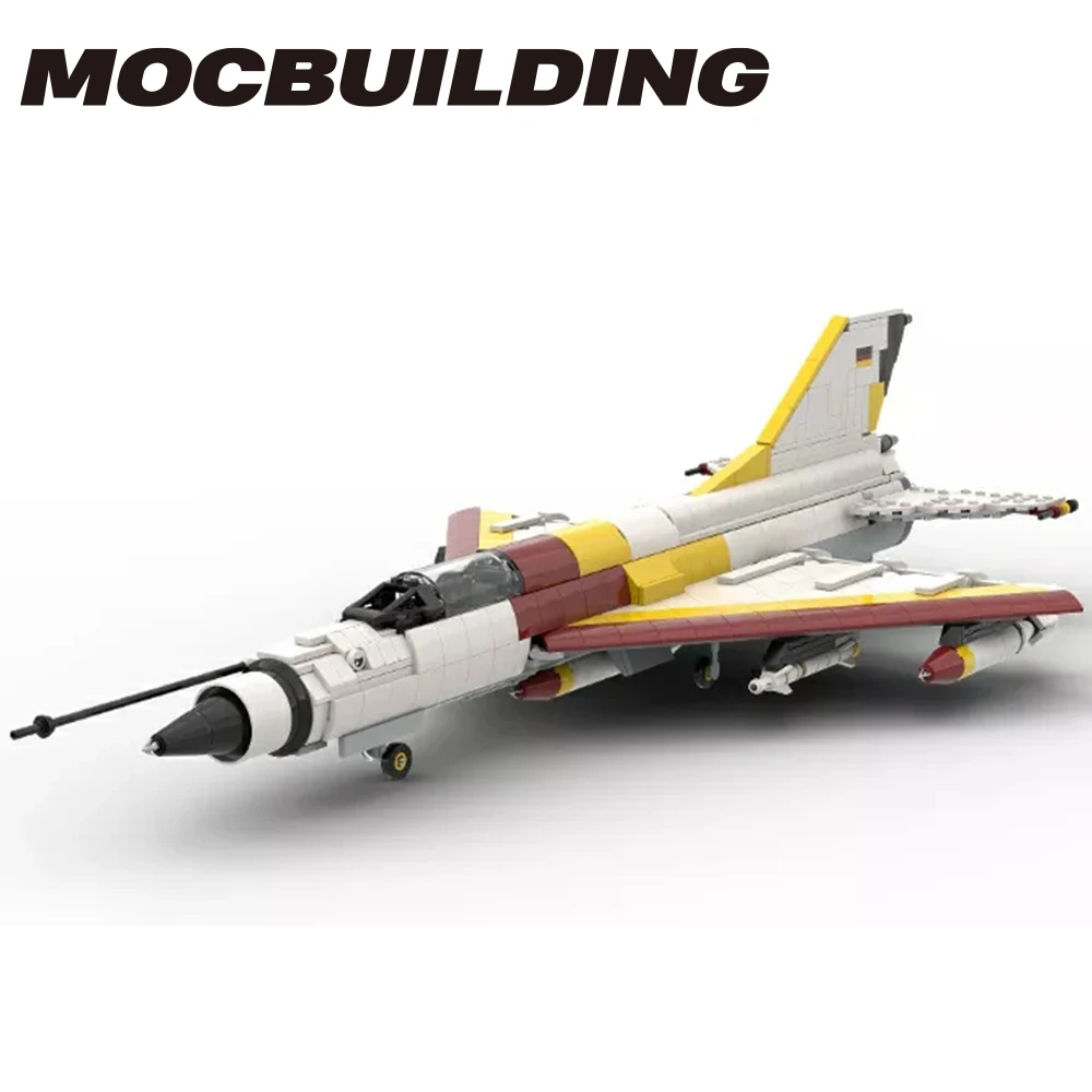 

Конструктор Военный из строительных блоков, Военная серия MiG21, боец ВВС MOC, модель самолета «сделай сам», игрушки для детей, рождественский п...