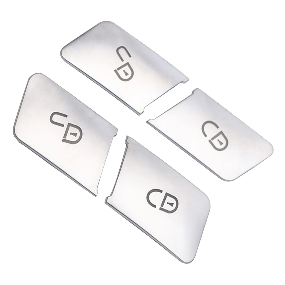 

4 шт./компл., кнопка разблокировки дверного замка автомобиля, накладка для Mercedes Benz C E W204 W212, автомобильные аксессуары