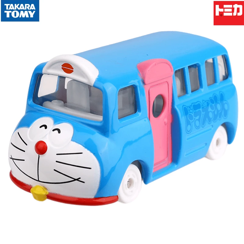 

Spot TAKARA TOMY Tomica Doraemon Bus BUS Car 186359 Decoration Hand-made Movable Doll Alloy Toy Car Gift