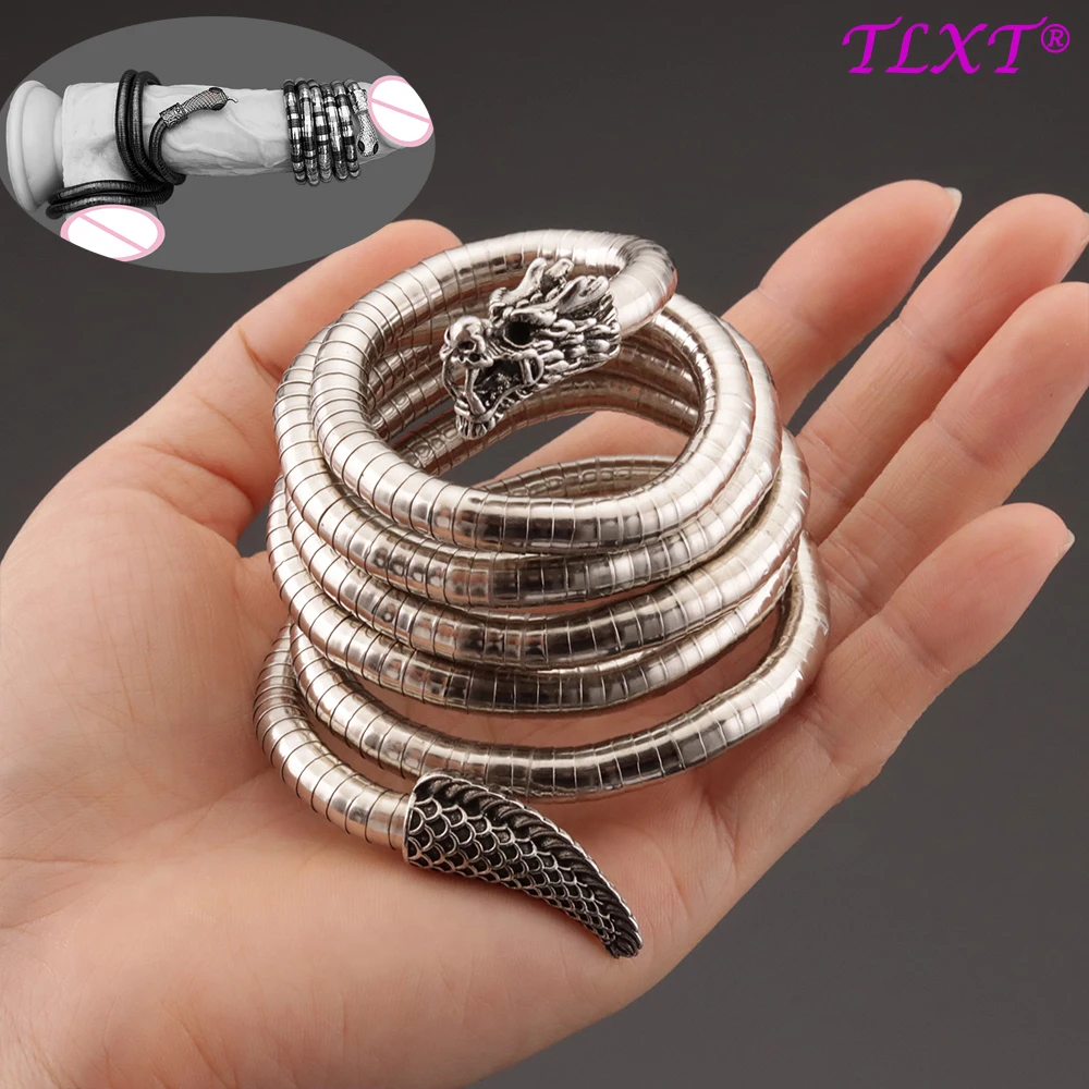 Регулируемое кольцо для пениса в форме дракона пенис мошонка бондаж задержка