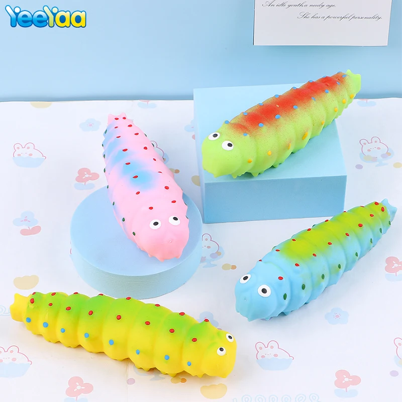 

Caterpillar Funny Mochi Squishy Decompression Toys Squeeze Soft Sticky Stress Relief Funny Toy For Adults Or Children Gift New