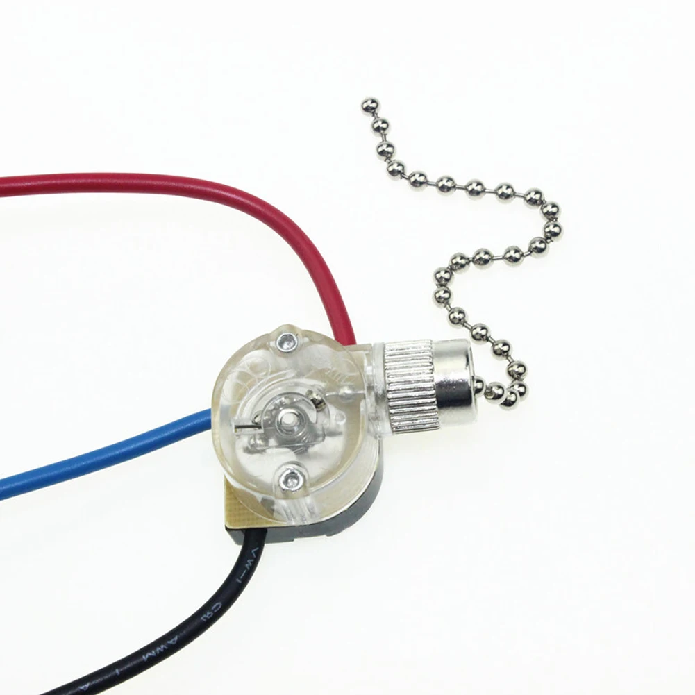 

Replacement 3-Wire Beads Chain Wall Light Fan Ceiling Switch Pull Cord String Set For Light Universal Ceiling Fan Wall Light