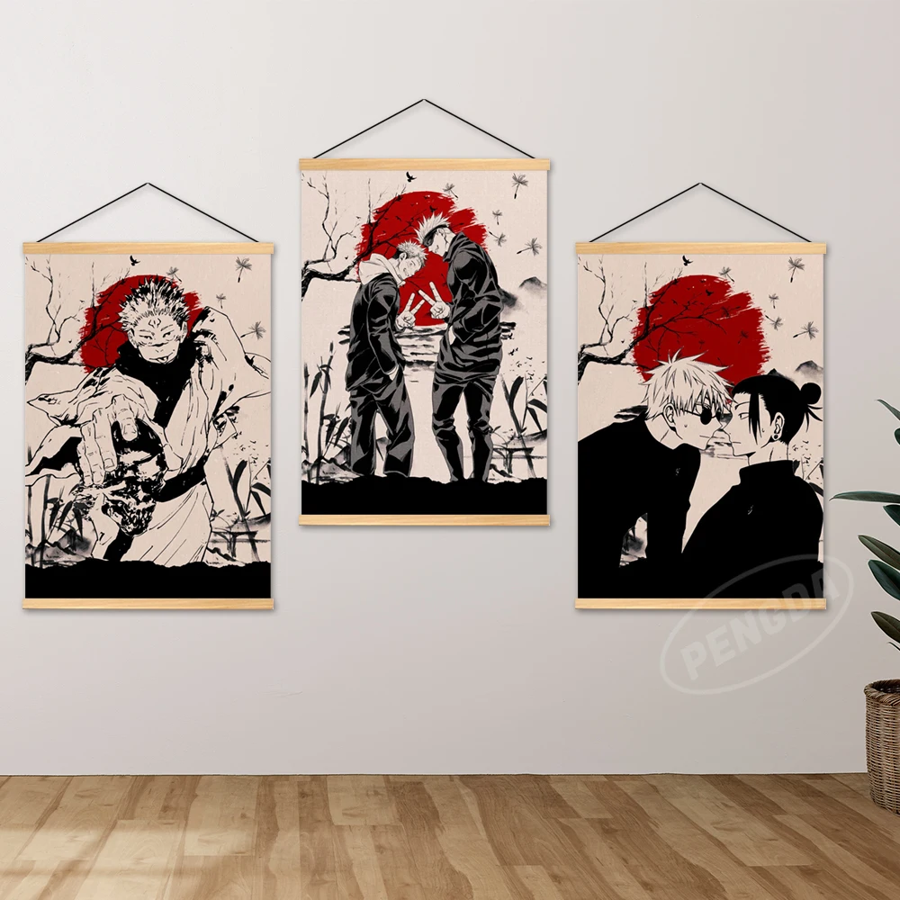 

Холст с рисунком аниме цельный плакат Луффи домашний декор удзумаки Настенная роспись Hatake Kakashi художественная картина деревянная подвесна...