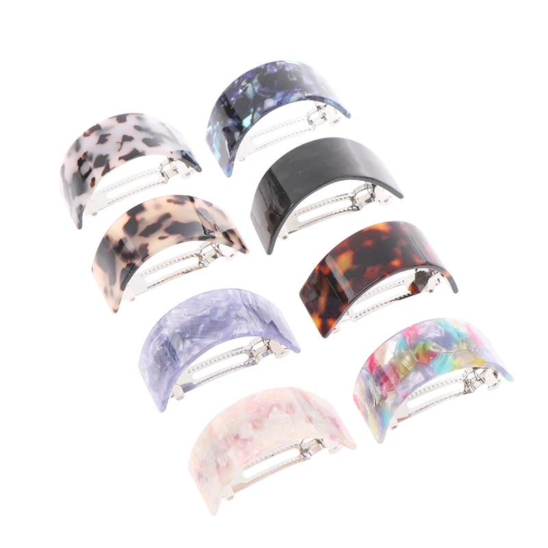 Rectangle Ponytail Barrette Volume Semicircle Hair Clamp | Clips