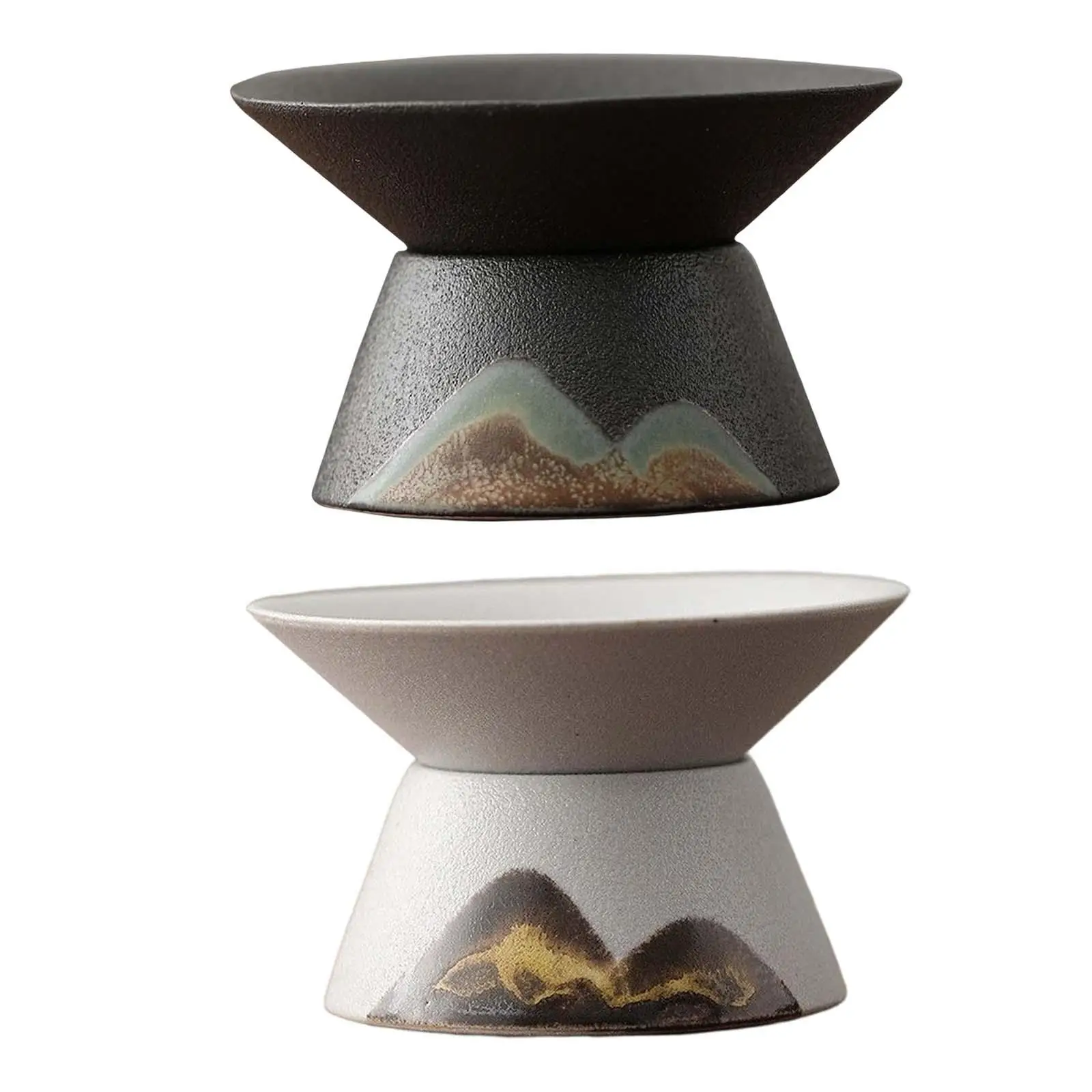 

Чайное ситечко в японском стиле, дуршлаг с фильтром, утечка для чая, аксессуары для чайной церемонии, кемпинга, чайного дома, офиса, рабочего ...