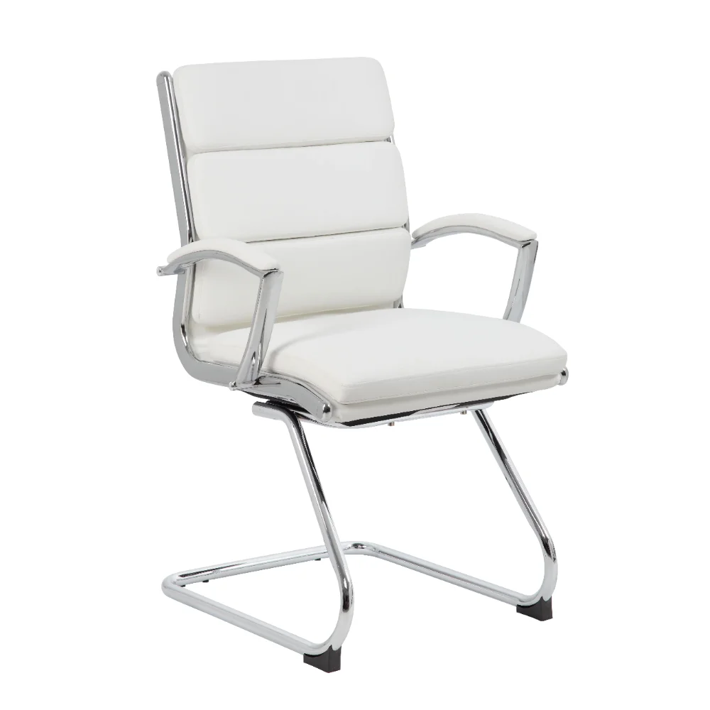 

Boss Office & Home White Executive Guest Chair