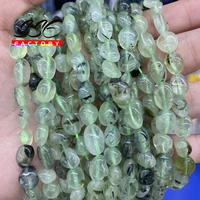 natural irregular prehnites stone beads loose spacer beads for jewelry making diy bracelet earring accessories 15 6 8mm 8 10mm