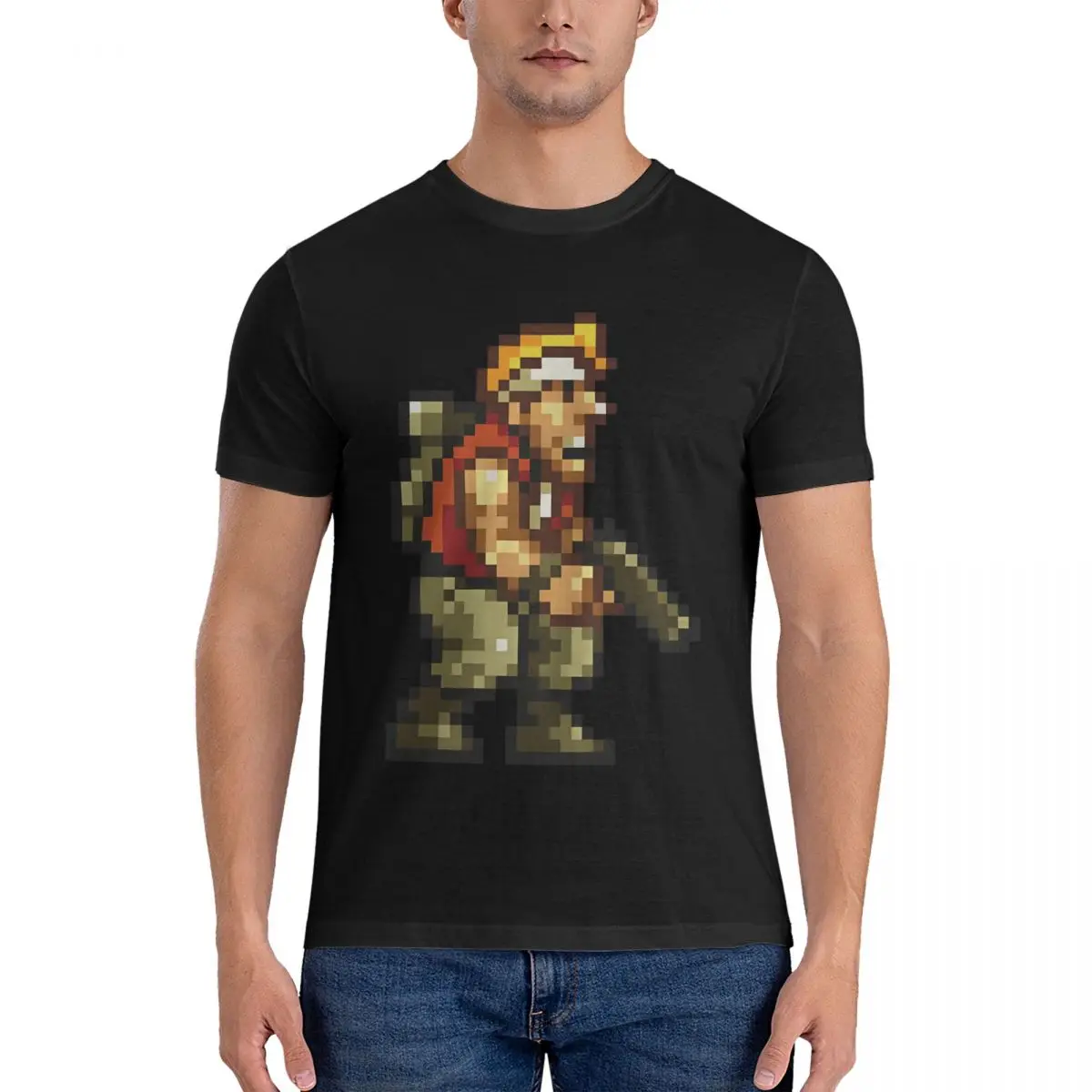 Футболка мужская с круглым вырезом 100% хлопок коротким рукавом