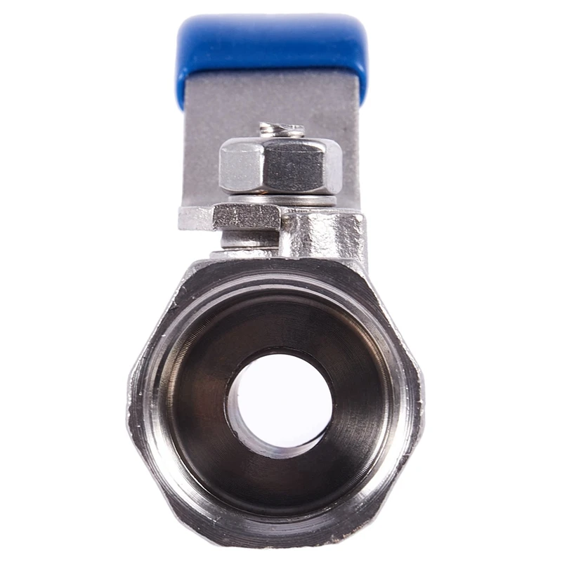 

2 шт. 1/2 дюйма Рычажные женские/женские шаровые клапаны с длинной ручкой из нержавеющей стали 316 WOG1000