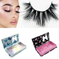 1pcs 5d series of dramatic makeup chemical fiber false eyelashes fluffy curly reusable beautiful lash boxes packaging wholesale