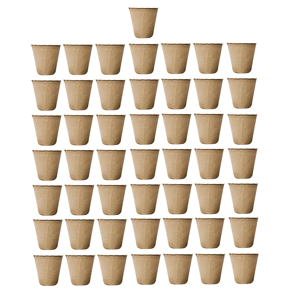 

Paper Round Flower Pot Vegetable Container Nursery Pot Planting Cup Garden Pot Pulp Flower Pot Paper Marker