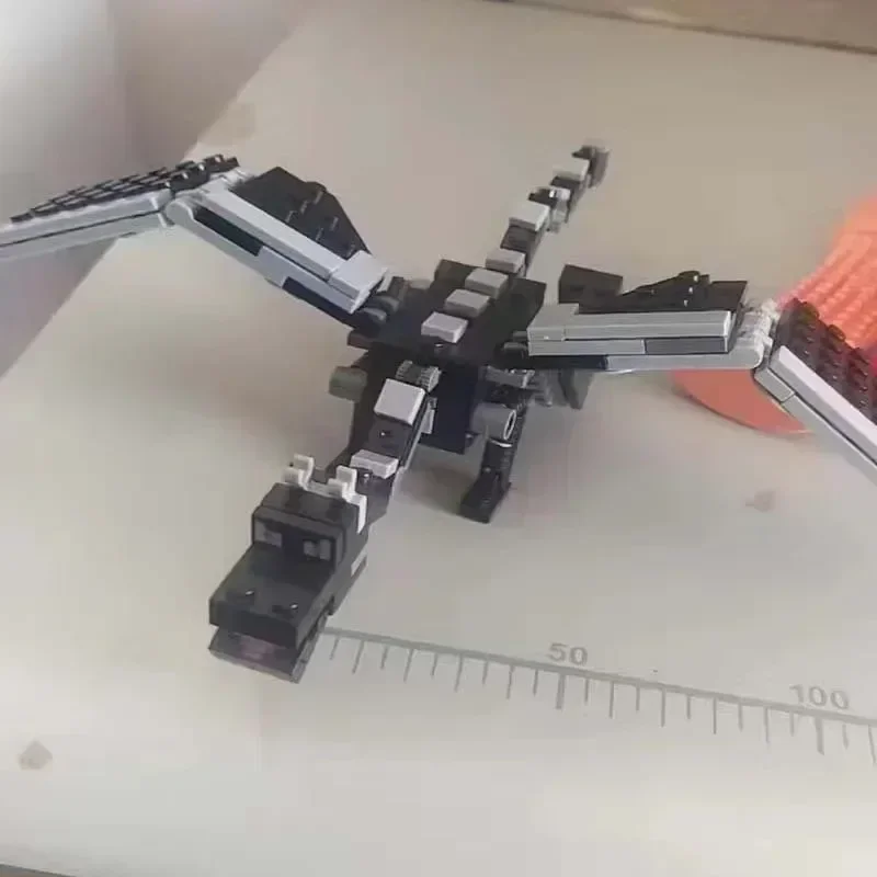 Игрушка-конструктор модели Ender Dragon для подарка на день рождения