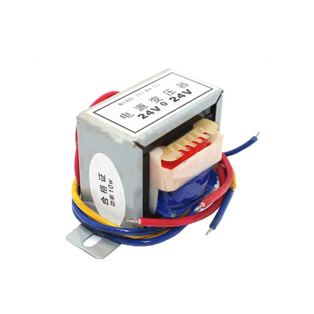 1 шт. 10 Вт силовой трансформатор EI48 вход 220 В выход 12 В-0-12 24 В-0-24 напряжения