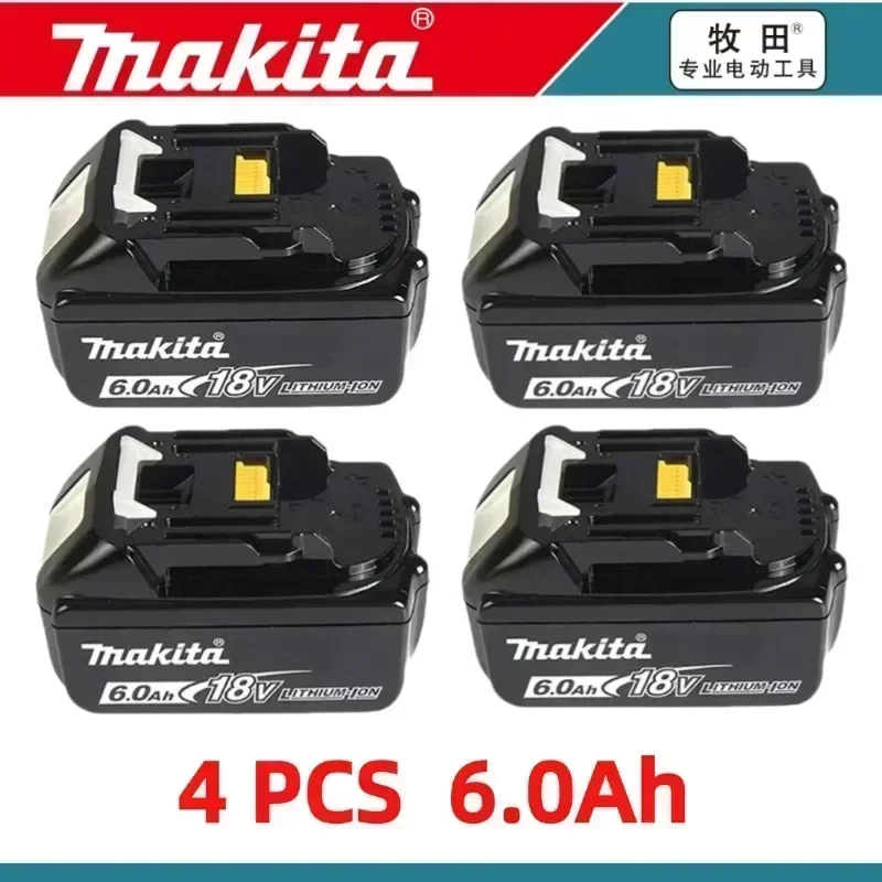 Аккумулятор 100% оригинальный Makita планшетоны для литиевых батарей 9 0 AH/6 Ah 18V BL1860B