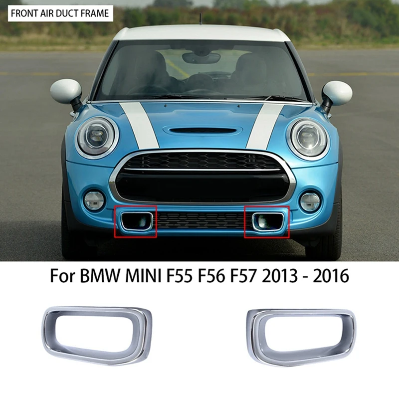 

Крышка бампера автомобиля для BMW MINI F55/F56/F57 2013-2016, передняя рамка воздуховода, 1 пара, замена 51117337811 51117337812