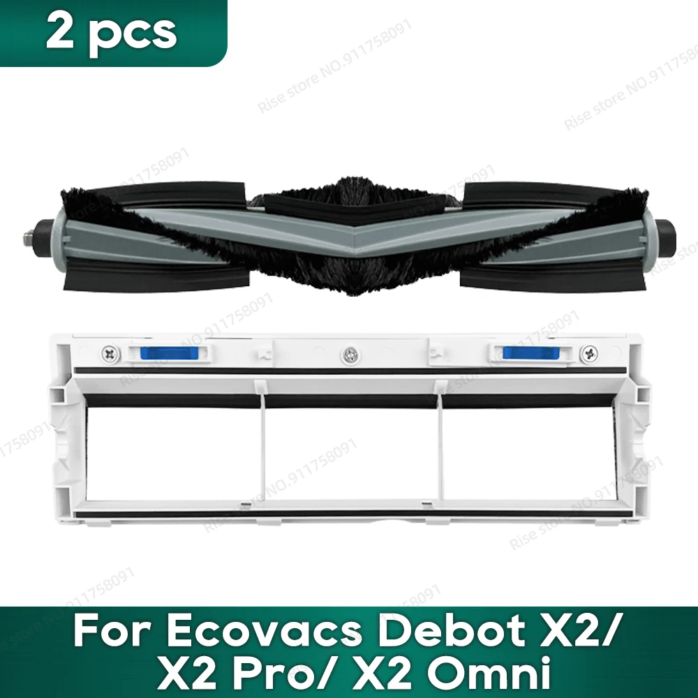

Подходит для Ecovacs X2 Omni / X2 / X2 Pro Крышка ролика щетки, держатель основной щетки, подушка щетки и тряпка