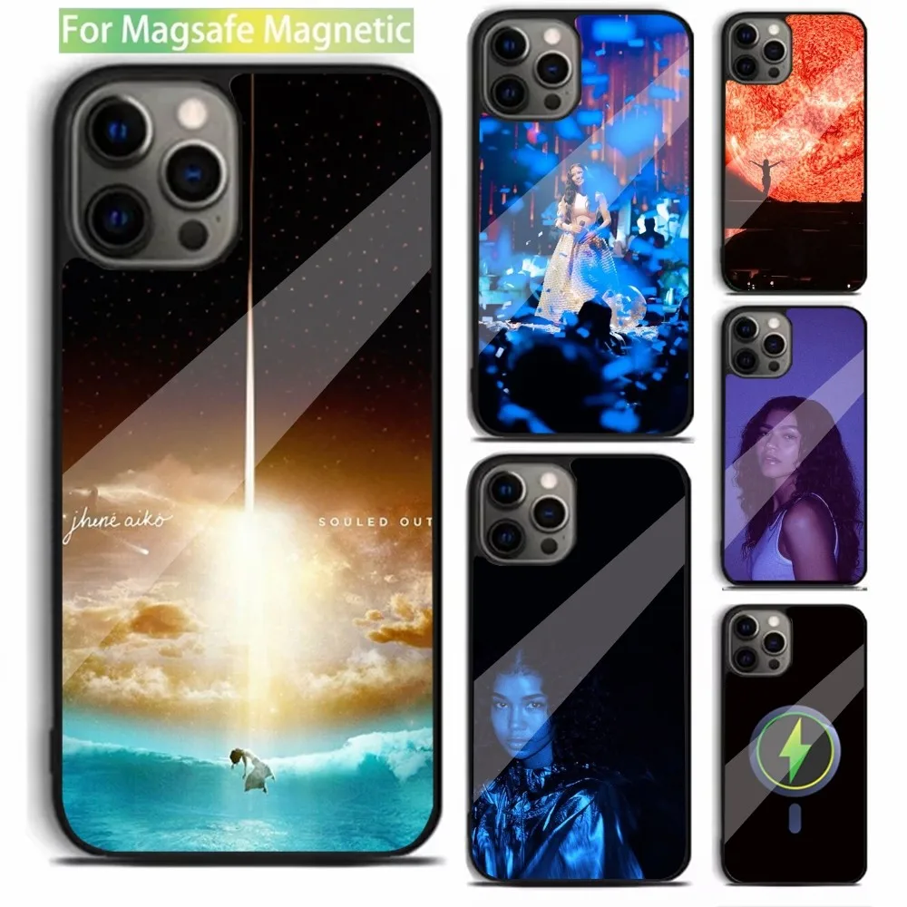 Чехол для телефона Singer J-Jhene A-Aiko iPhone 16 15 14 13 12 11 Plus Pro Max Mini Magsafe магнитная