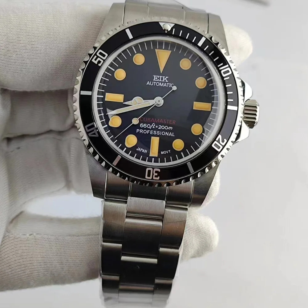 

Мужские винтажные часы 39 мм чехол для часов NH35 автоматические механические наручные часы светящийся циферблат часы для мужчин часы