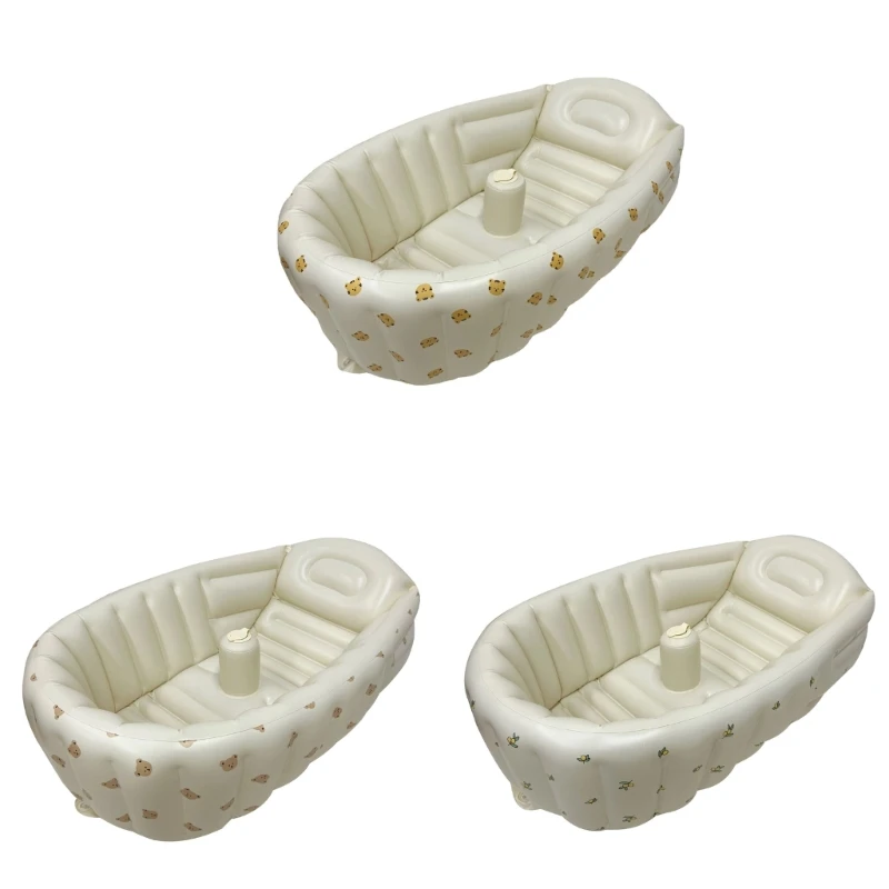 

Inflatable Bathtub for Newborn Baby Indoor Swimming Pool Foldable PVC Travel Bathtub Leak-proof Game Pool for Infant 1560