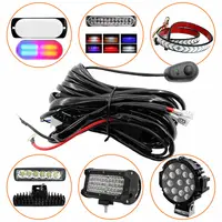 Auto Led Light Power Relay Kit Harness Fuse Heavy Duty Wire 12V 14AWG 450W On-Off Switch For Cars Fog HID Strip Light Work Lamp