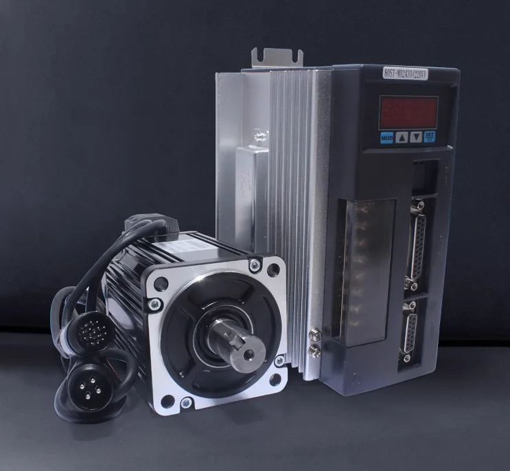 Набор двигателей 80st-m02430 2.39N. M 750 Вт серводвигатель переменного тока с драйвером и