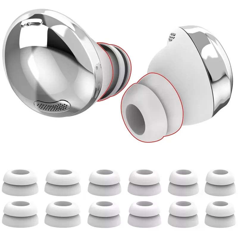 

2022 New Washable Silicone Sleeve Earbuds Ear Buds Tips Compatible with Galaxy Buds Pro Earphone Repairing Parts Spare Parts tra