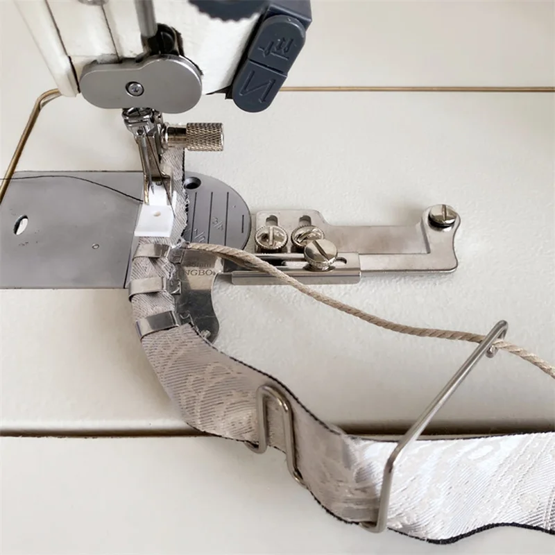 Sewing Machines Cording Foot Welting Foot Sewing Tools Accessories Cord Tape Binder Cording Binder For Industrial Single Needle