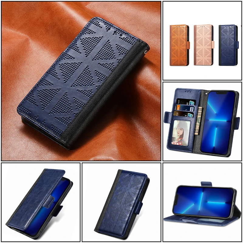 

New Leather Case For Samsung Galaxy S22 S21 S20 Note 20 M52 M40 M32 M31 M30 M21 S M12 M11 M02 A51 A11 A02 F62 F52 F41 F12 Cover