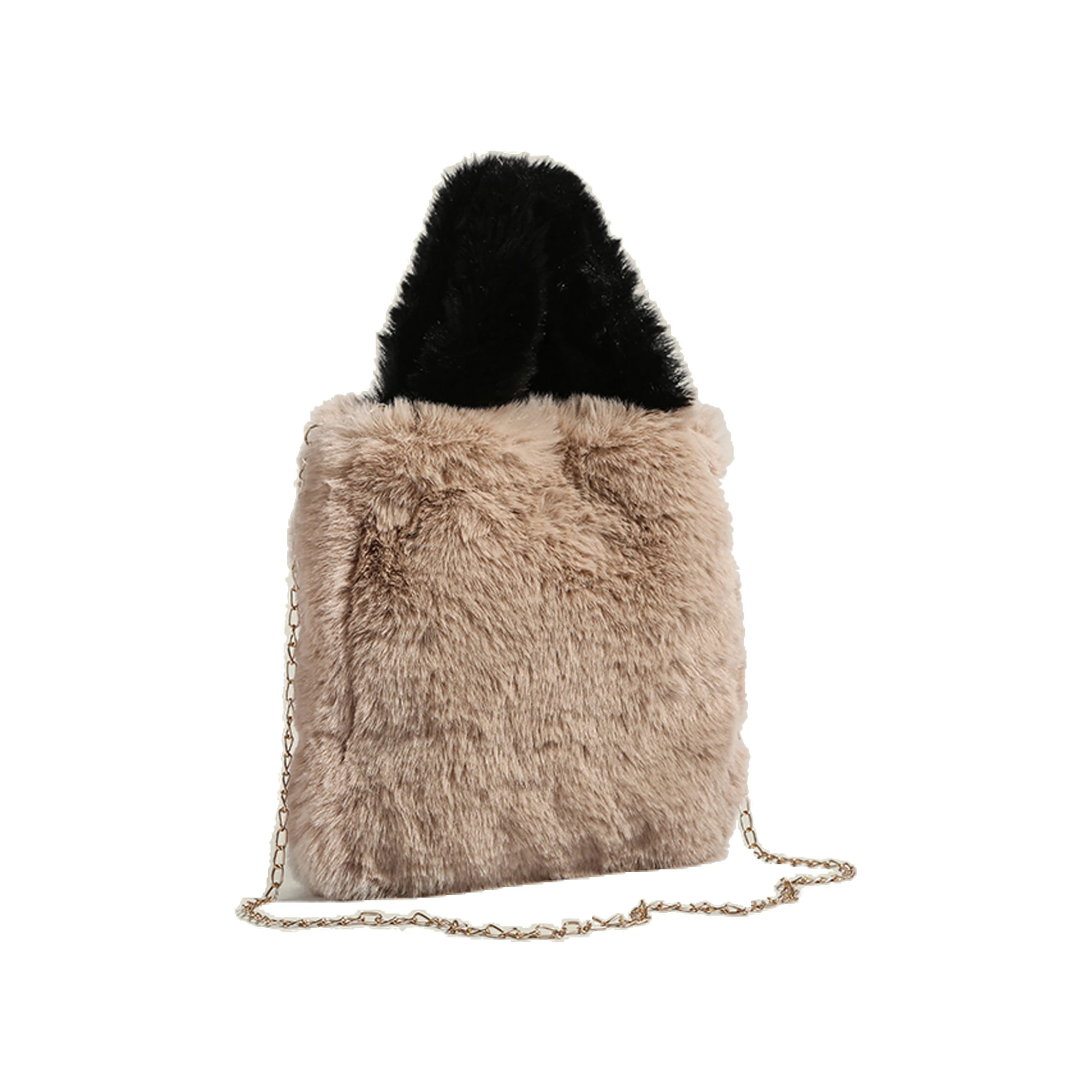 MABULA пушистая милая сумка через плечо с пандой большая вместительная сумка-ведро