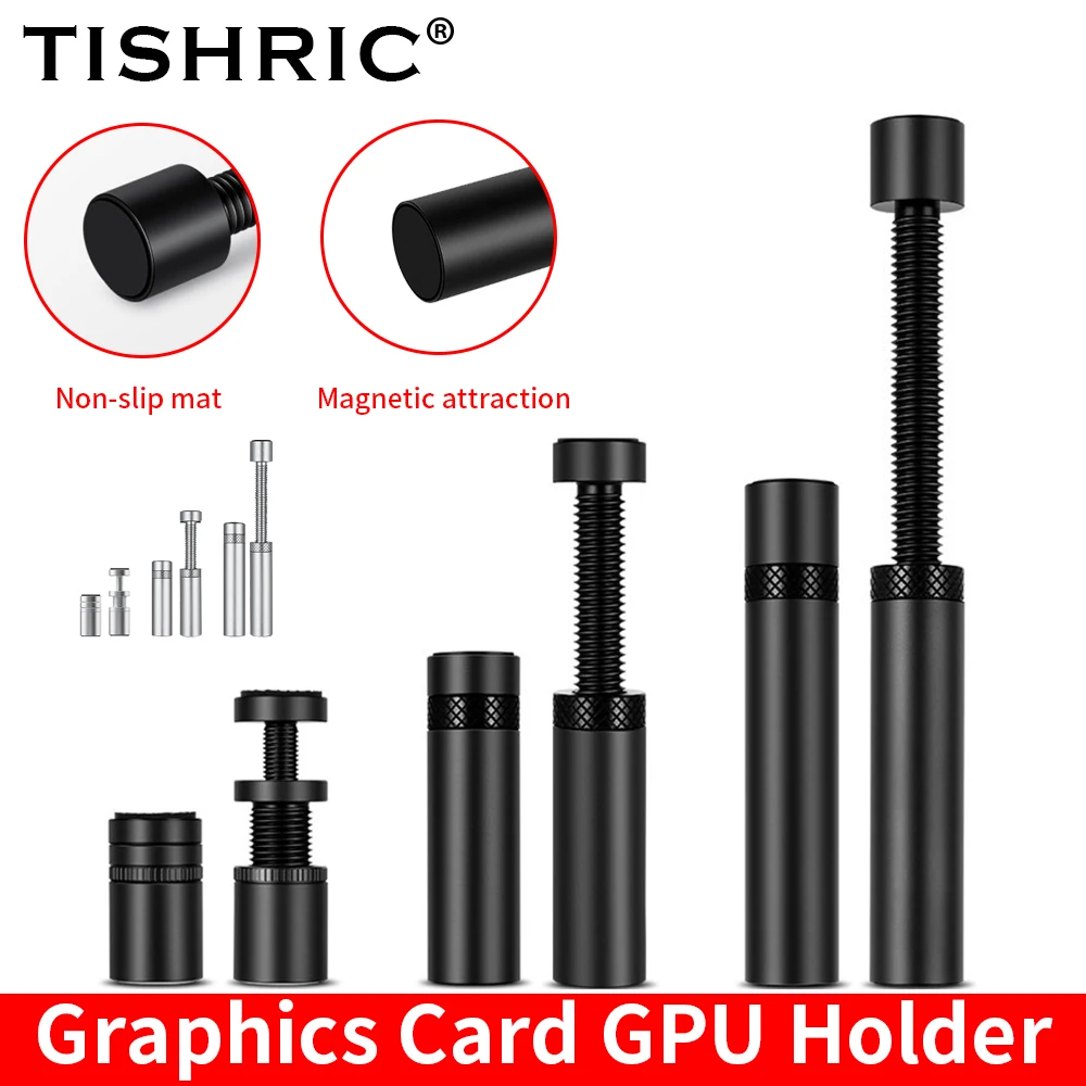 

Graphics Card GPU Holder 27 49 73cm Vertical Graphics Card bracket Aluminum Alloy Video Card Support Desktop PC Case Accessory