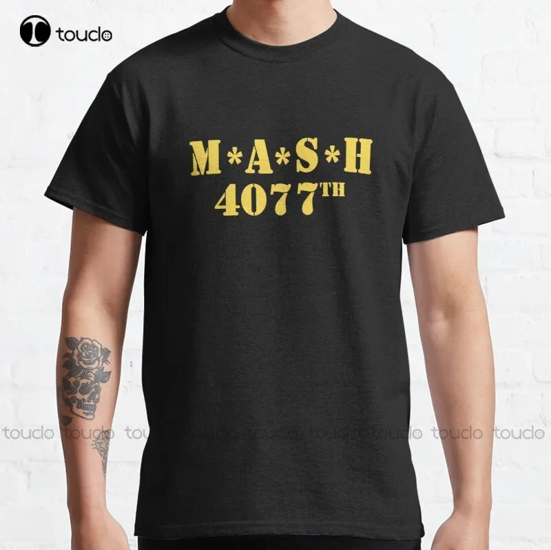 

Новая классическая футболка Mash 4077Th, футболки для мужчин, хлопковая футболка