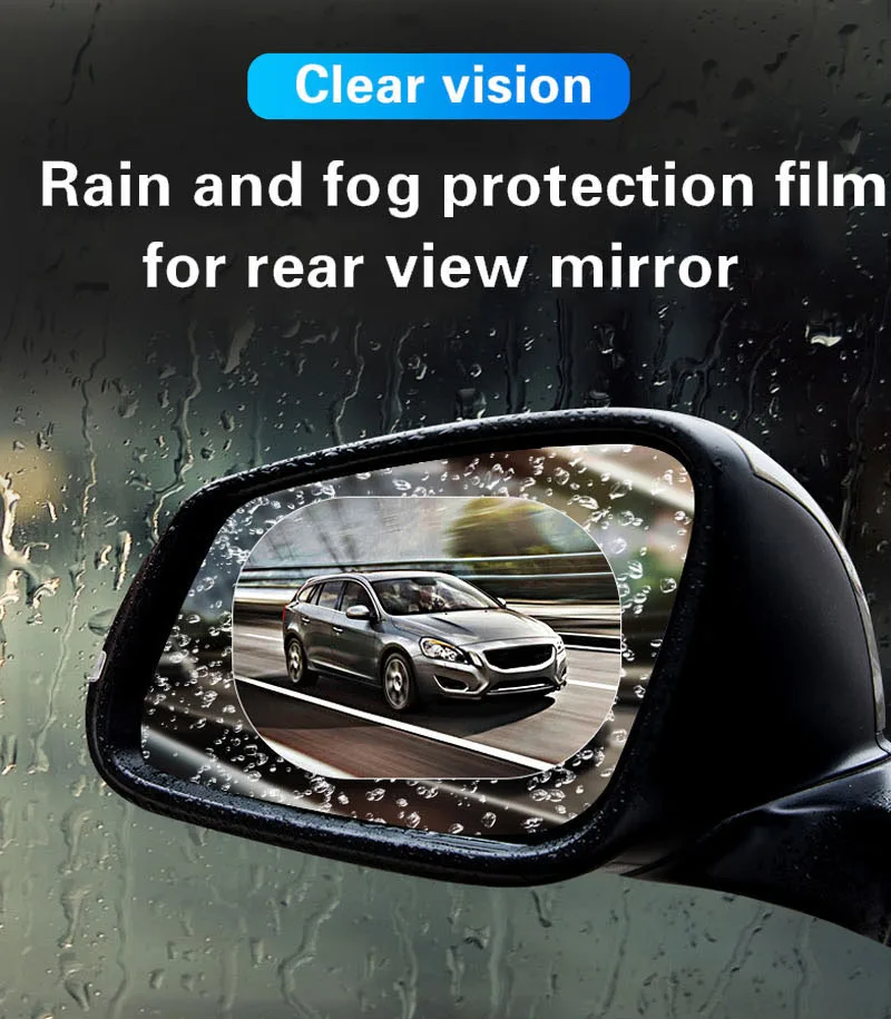 

2Pcs Car Rainproof Clear Film Rearview Mirror Protective For Land Rover Accessories 2021 Range rover sport defender freelander 2