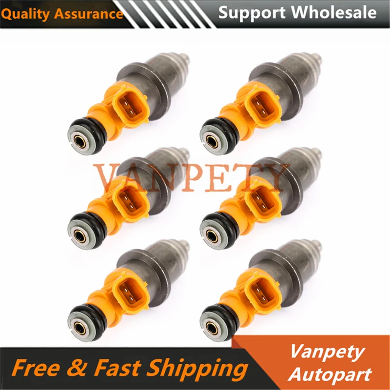 6 шт. 60V-13761-00-00 E7T25080 1465A011 MR560555 новый топливный инжектор для Mitsubishi Pejero подвесной Yamaha